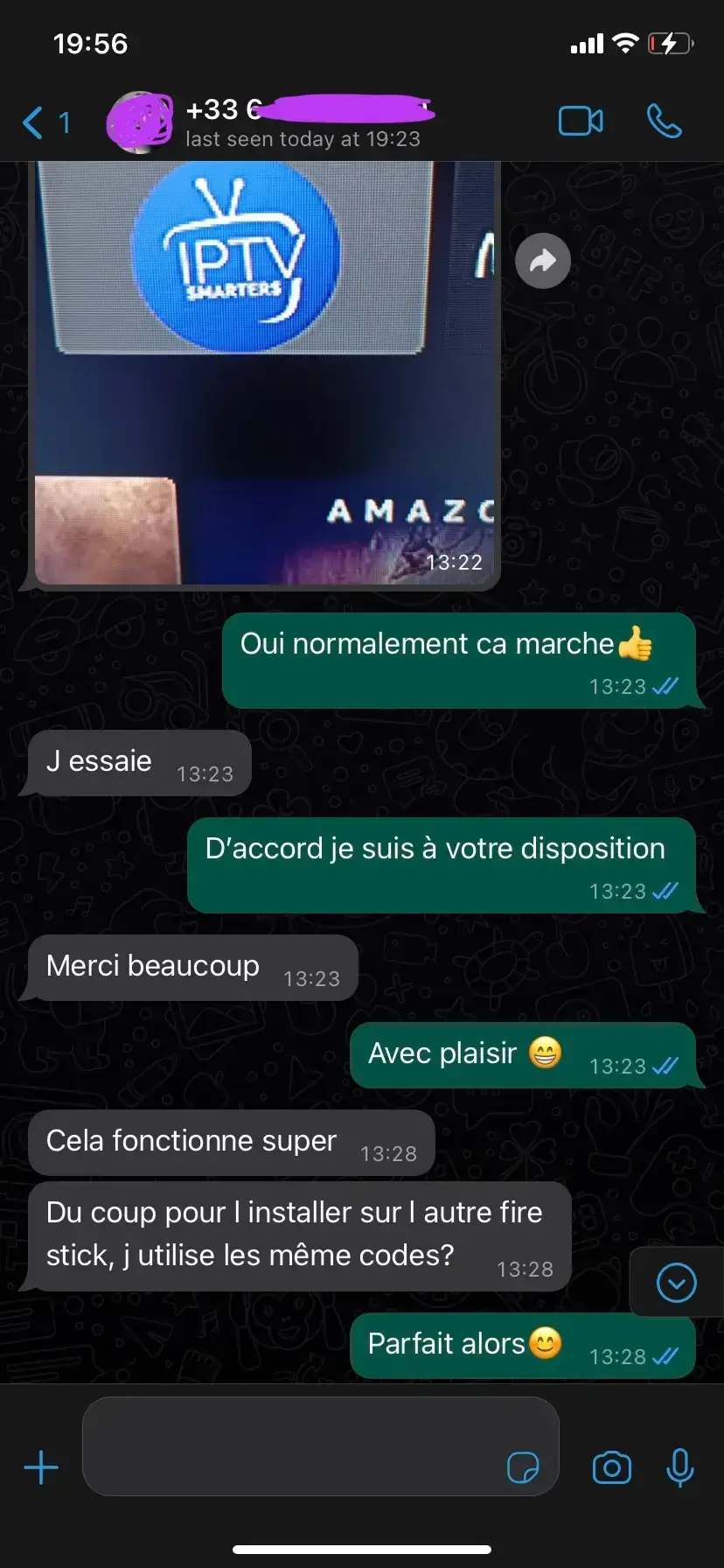 Avis client IPTV satisfait 4